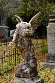 The roman copied the greek art and many other stuffs. Headless Angel Sepulchral Monument In Cemetery Stock Photo Picture And Royalty Free Image Image 115031766