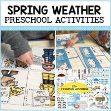 In spring, the earth warms significantly, causing new plant growth to spring forth, giving the season its name. Preschool Spring Weather Activities By Pre K Printable Fun Tpt