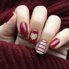 41 Pretty Ways To Wear Red Nails Stayglam A cute nail design is a great way to celebrate valentine's day in style.
