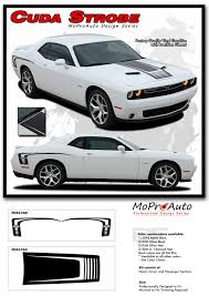 Details About 2008 2019 Dodge Challenger R T Se Sxt Cuda Strobe Hood Sides 3m Stripe Decals