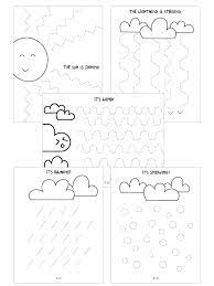 This book contains basic handwriting sheets for children who need extra practice to perfect their letters. Preschool Line Tracing Worksheets The Weather Yes We Made This