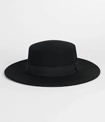 Black Wool Felt Bolero Hat Hats Vintage Hats For Men Black Wool