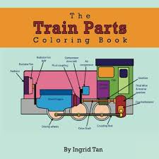 Computer parts coloring pages print. The Train Parts Coloring Book Tan Ingrid L 9781497458031 Amazon Com Books