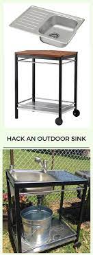 Outdoor Sink A Perfect Summer Project Ikea Hackers Outdoor Sinks Diy Outdoor Kitchen Outdoor Kitchen