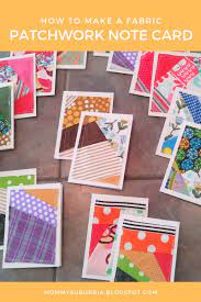 Sold by brightcreations and ships from amazon fulfillment. Mommy Suburbia How To Make Patchwork Quilted Note Cards
