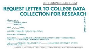 This article provides a guide for writing a successful scholarship motivation letter. Request Letter For Data Collection For Research Sample Letter Requesting Data Collection Youtube