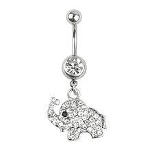 30 Elephant Jewelry Pieces You Will Adore All Things Sloth Belly Button Rings Elephant Belly Button Rings Elephant Jewelry