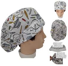 Exausta Com Productos Handmade Ropa Zapatos Y Accesorios Gorro Cocinera Utensilios De Cocina Catering Con Absorbente En La Frente Pelo Largo Ajustable A Tu Gusto