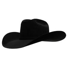 Black Open Crown Felt Cowboy Hat Cowboy Hats Felt Cowboy Hats Black Cowboy Hat