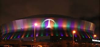 Mercedes Benz Superdome Mardi Gras Theme New Orleans Louisiana L New Orleans Saints New Orleans Favorite Places
