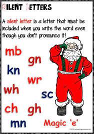 Christmas Silent Letters Spelling Rule Spelling Rules English Spelling Rules Letters For Kids