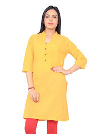 Jl raya ambon bandung km 12. Buy Rama Women S Cotton Yellow Colour Pintex Design Straight Kurta At Amazon In