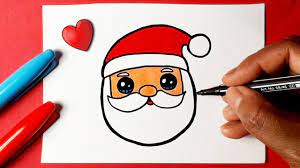 Como desenhar Papai Noel fofo Kawaii | Desenho para desenhar - Drawing to  Draw - YouTube