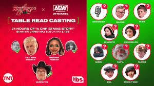 Dale raoul (true blood), chad todhunter, and brad leland (veep, friday night lights). All Elite Wrestling On Tnt On Twitter In Celebration Of 24 Hours Of A Christmas Story Starting Christmas Eve On Tnt Tbs We Are Doing A Table Read Of The Movie