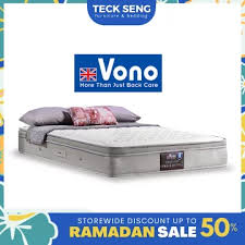 Vono spinepro 1200 mattress non flip mattress with quilted pillow top panel (15 years warranty tilam. Vono Pad Tilam Price In Malaysia Best Vono Pad Tilam Lazada