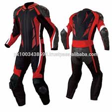 Black And Red Motorcycle Suit Oem Latest Style Motor Bike Suit Custom Motorcycle Leather Race Suit Biker Racing Suit Motorbike Leather