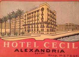 Cecil Hotel Ramleh Station Alexandria 1930s Vintagealexandria Durrell Wwii Alexandria Egypt Alexandria Egypt