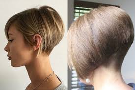 укороченным затылком градуированный боб каре с пышным затылком и удлинением к лицу Strizhka Kare Na Nozhke Klassicheskoe I Udlinennye Pryadi Foto Uhod Za Volosami