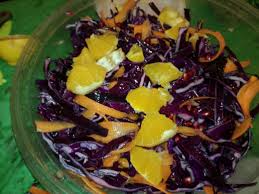 Cavolo cappuccio viola 400 g. Insalata Di Cavolo Cappuccio Viola E Chicchi Di Melograno Ricetta Detox