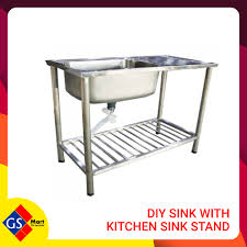 diy sink with kitchen sink stand