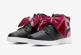 Air Jordan 1 Mid Black Noble Red White Air Jordan 1 Mid Bow Black Noble Red Ck5678 006 Release Date Air Jordans Jordan 1 Mid Black Shoes