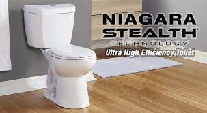 Double flushing to move solid. Niagara Stealth Best Low Flow Toilet Powerful Quiet