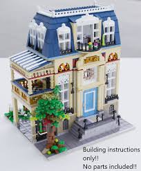 Lego promises to release more building instructions for the visually impaired by 2020, and for other future lego sets to be released with such similar free. Lego Custom Modular Building Corner Shop Apartments Instructions Only 10182 12 00 Picclick