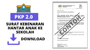 Maybe you would like to learn more about one of these? Surat Menghantar Anak Ke Sekolah Sewaktu Pkp 2 0 2021