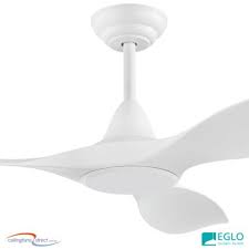 Battery operated ceiling light with remote. White Eglo Noosa 52 3 Blade Dc Indoor Outdoor Ceiling Fan With Remote Control Ceiling Fans Direct
