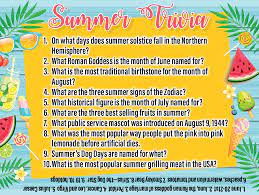 Jul 08, 2012 · this fun trivia quiz is all about summer! Summer Trivia Jamestown Gazette