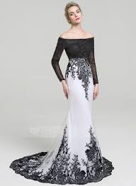 190 00 Trompete Meerjungfrau Linie Off The Schulter Hof Schleppe Tull Spitze Abendkleid Jj S House Tulle Evening Dress Cheap Evening Dresses Lace Evening Dresses