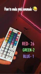 How To Make Pink Lemonade Led Light Strips Diy Led Lighting Diy Led Lighting Bedroom