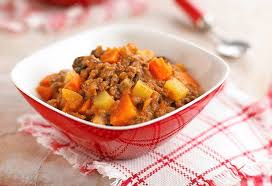 Beef With Sweet Potato Parsnip And Mushrooms By Annabel Karmel Recipe Baby Food Recipes Recipes Minced Beef Recipes