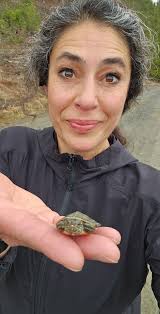 Running in the woods for a birthday run