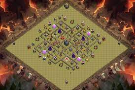 Coc th9 hybrid base layout 2021. Maps Coc Th 9 War Base Fur Android Apk Herunterladen