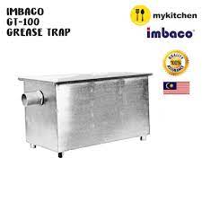 A grease trap (also known as a grease interceptor, grease arrestor or food and oil interceptor) is a it is specifically designed to slow the flow of warm/hot greasy waste water from commercial kitchens. My Kitchen Imbaco Gt 100 S S Quality Grease Trap Thick Oil Filter Oil Trap Commercial Heavy Duty Industry Home Grease Shopee Malaysia