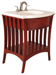 How's this for double sink bathroom vanity decorating ideas? 32 Metropolitan Single Bath Vanity Red Bathgems Com