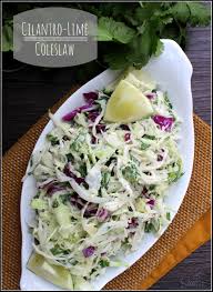 We love creamy cilantro lime coleslaw with our tacos, but it's really good on sandwiches too! Cilantro Lime Coleslaw A Dash Of Sanity