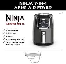 Amazon Com Ninja Af161 Max Xl Air Fryer 5 5 Quart Grey Kitchen Dining In 2020 Baking Set Air Fryer Healthy Cooking Oils
