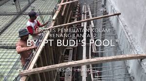 Pha = hasf diambil sf safety factor = 5 untuk bored pile gaya horizontal yang. Desain Struktur Kolam Renang Di Lantai 2 By Pt Budi S Pool Expert Youtube