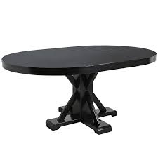 Nolan Extension Round Dining Table Rubbed Black Round Extendable Dining Table Dining Table Black Kitchen Table