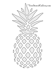 Pineapple Stencil Free Stencil Gallery Gallery Pineapple Stencil Kostenlose Schablonen Druckbare Schablonen Schablonen