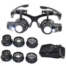 10 15 20 25x Led Eye Jeweler Watch Repair Magnifying Glasses Magnifier Loupe Watch Repair Kits Glasses Fashion Magnifying Glass