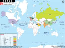 Countries With Largest Defence Budget World Top Ten City Ancient Maps Me On A Map