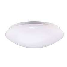 This type of light drops from the ceiling a bit and leaves some space between the flush mount lights typically work better for lower ceilings such as those below 8′. Bazz Smart Home Smart Flushmount Light White And Colour 24 W 14 Wf19129w Reno Depot