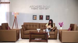 ⭐300+ sofa set designs that enhance looks of your living room⭐ wooden sofa sets at best prices ⭐l shape sofa set⭐free when shopping for sofa set designs online, look for the right material, colour, and size, especially because sofa set prices vary by material and design. Sofa Set Buy Archerd Sofa Set 3 1 1 Online At Lowest Price Wooden Street Youtube