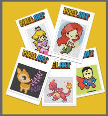 Get inspired by our community of talented artists. 28 Fiches De Pixel Art Pixel Art Pixel Art A Imprimer Coloriage Pixel