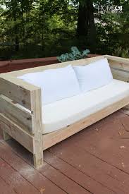 This indoor/outdoor diy modern sofa is made using only 2x4's and 3 tools. Outdoor Diy Sofa Build Plans Home Made By Carmona