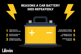 Swollen sides on a battery is a sign of a bad battery cells, and will require replacement of the battery. 6 Reasons Your Car Battery Keeps Dying