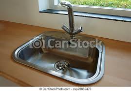 Get free shipping on qualified modern kitchen sinks or buy online pick up in store today in the kitchen department. Details Of Modern Kitchen Sink With Tap Faucet Details Of Modern Design Trendy Kitchen Sink With Water Tap Faucet Canstock